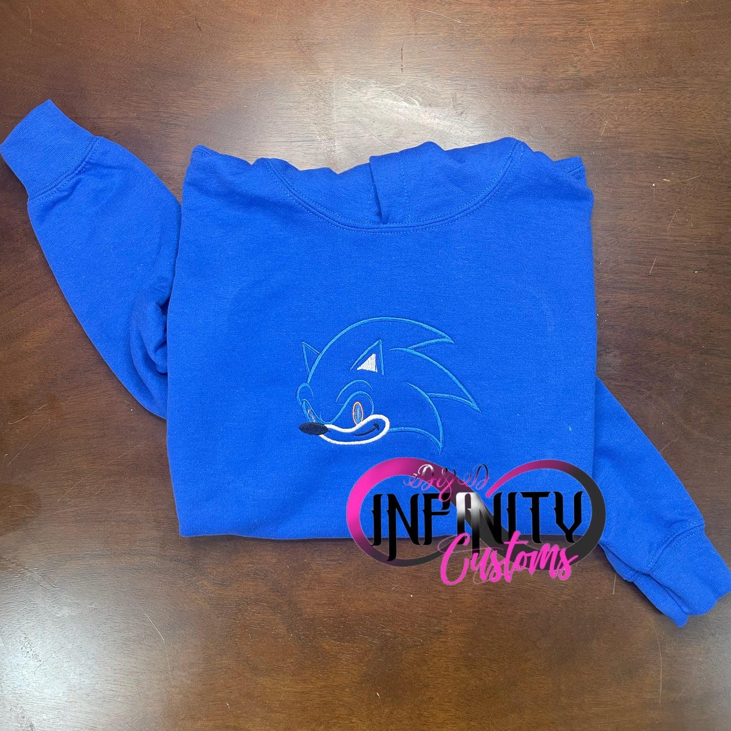 Youth Sonic Embroidered Hoodie