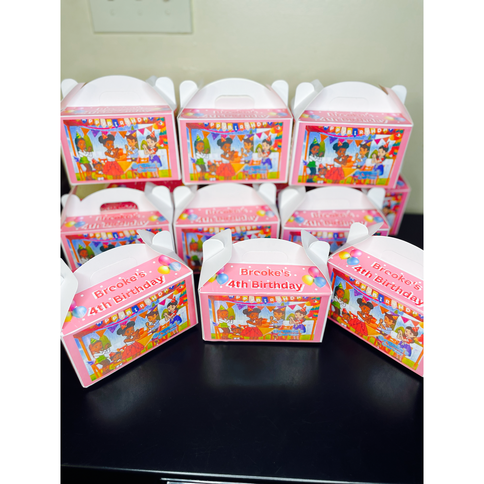 Custom Treat Boxes ( NOT FILLED)