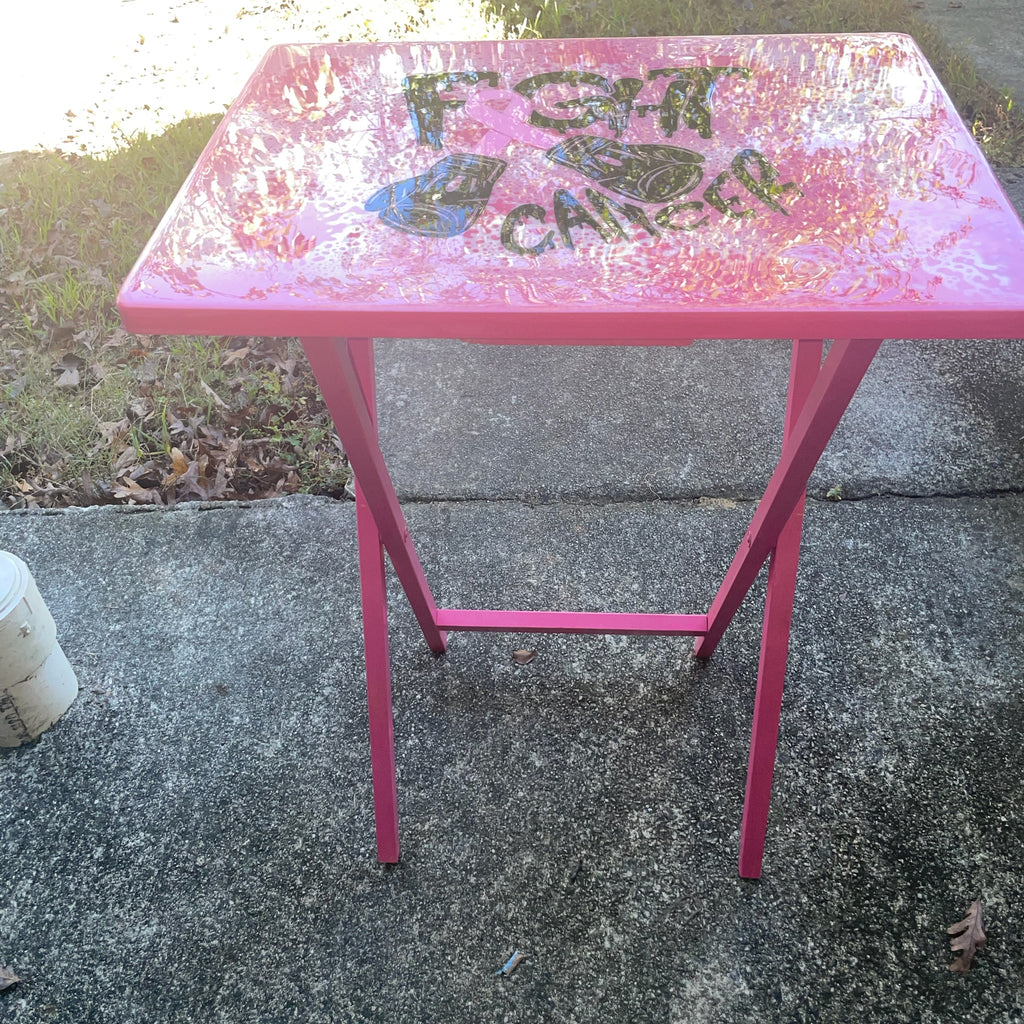Fight Cancer Tv Tray (RTS)