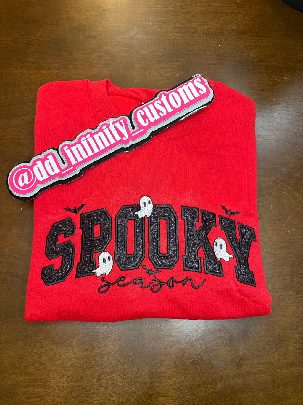 Spooky Season Embroidered Sweatshirt