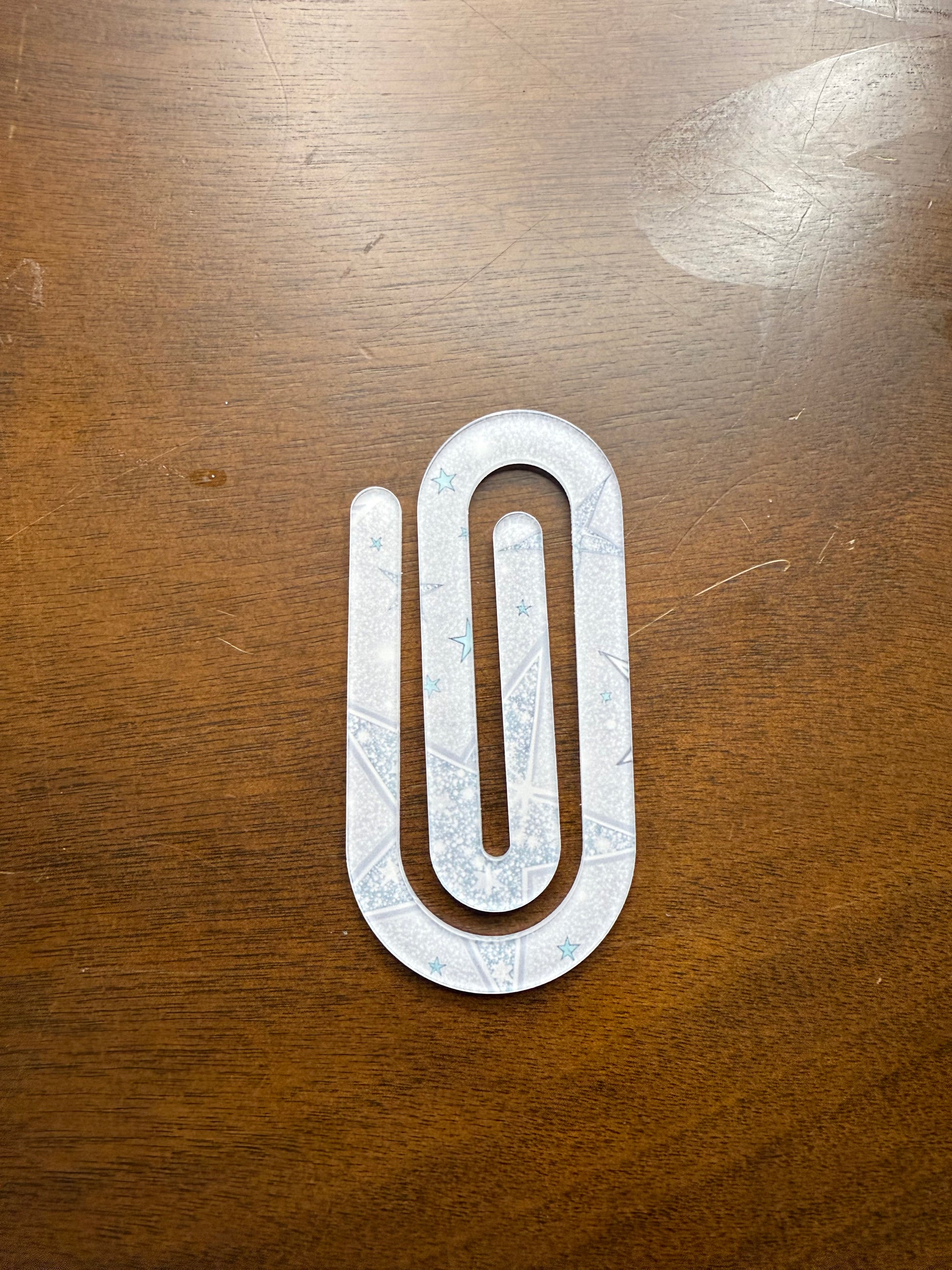 Sliver star Jumbo Paperclip