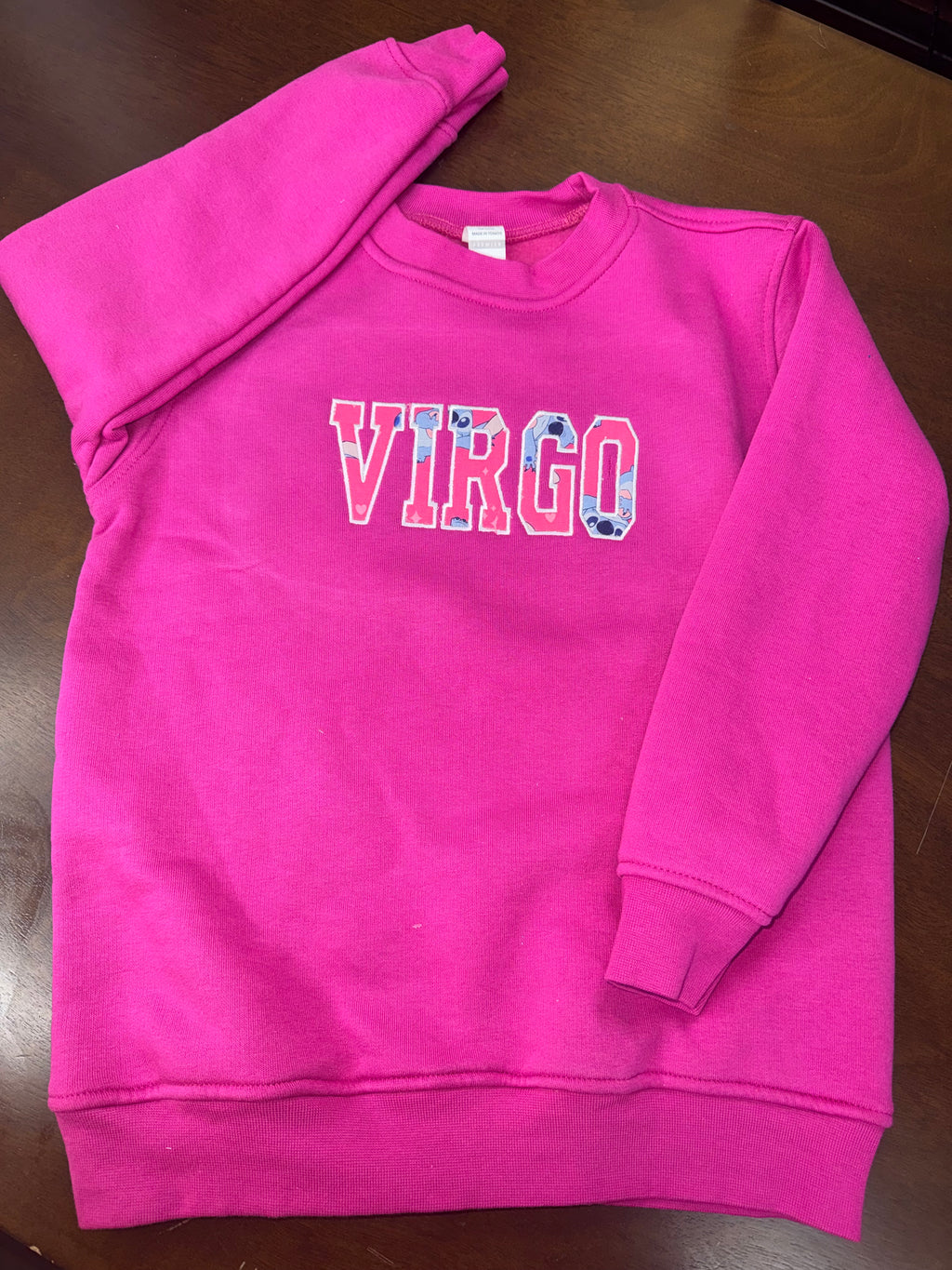 Youth Zodiac Embroidered Character Sweatshitt