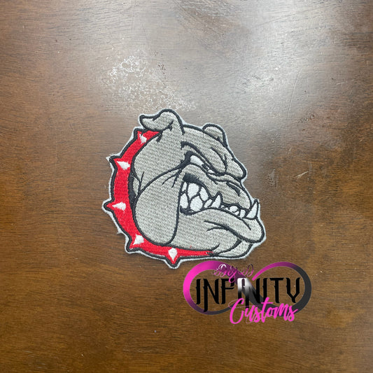 Bulldog 3.8in Patch (Iron on)