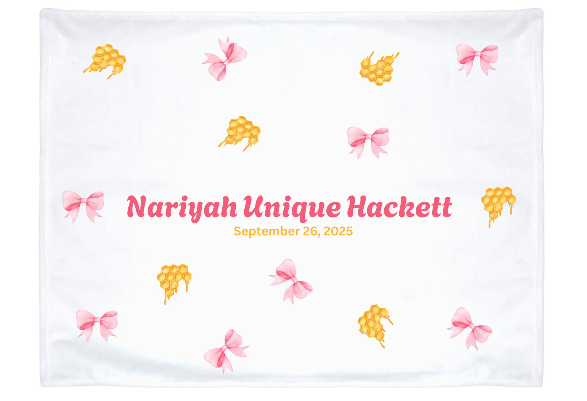 Custom Sublimation Baby Blanket 30 in x 40 in