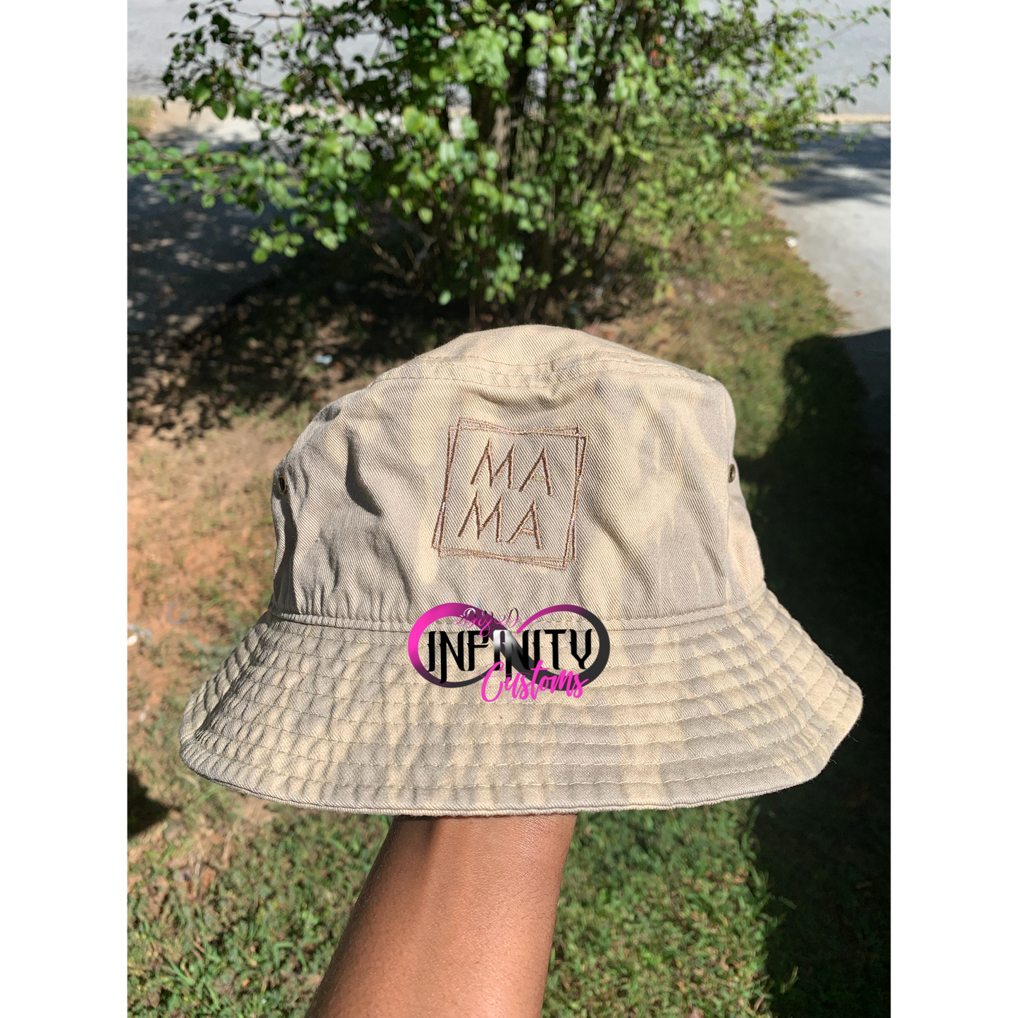 Mama Embroidered Bucket Hat