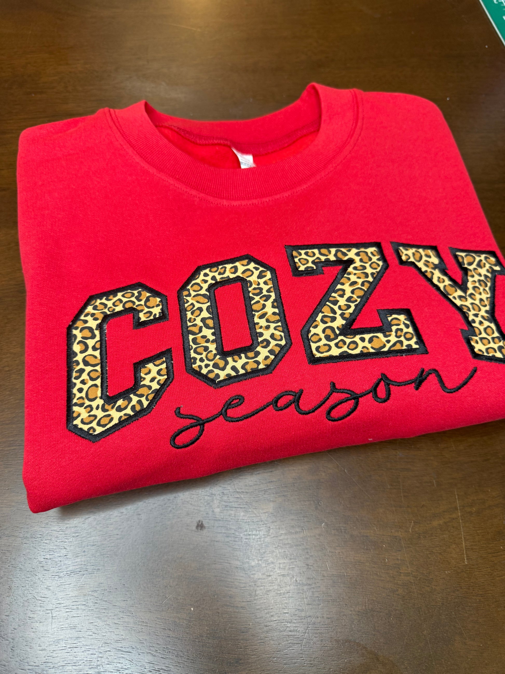Cozy Season Embroidered Sweatshirt