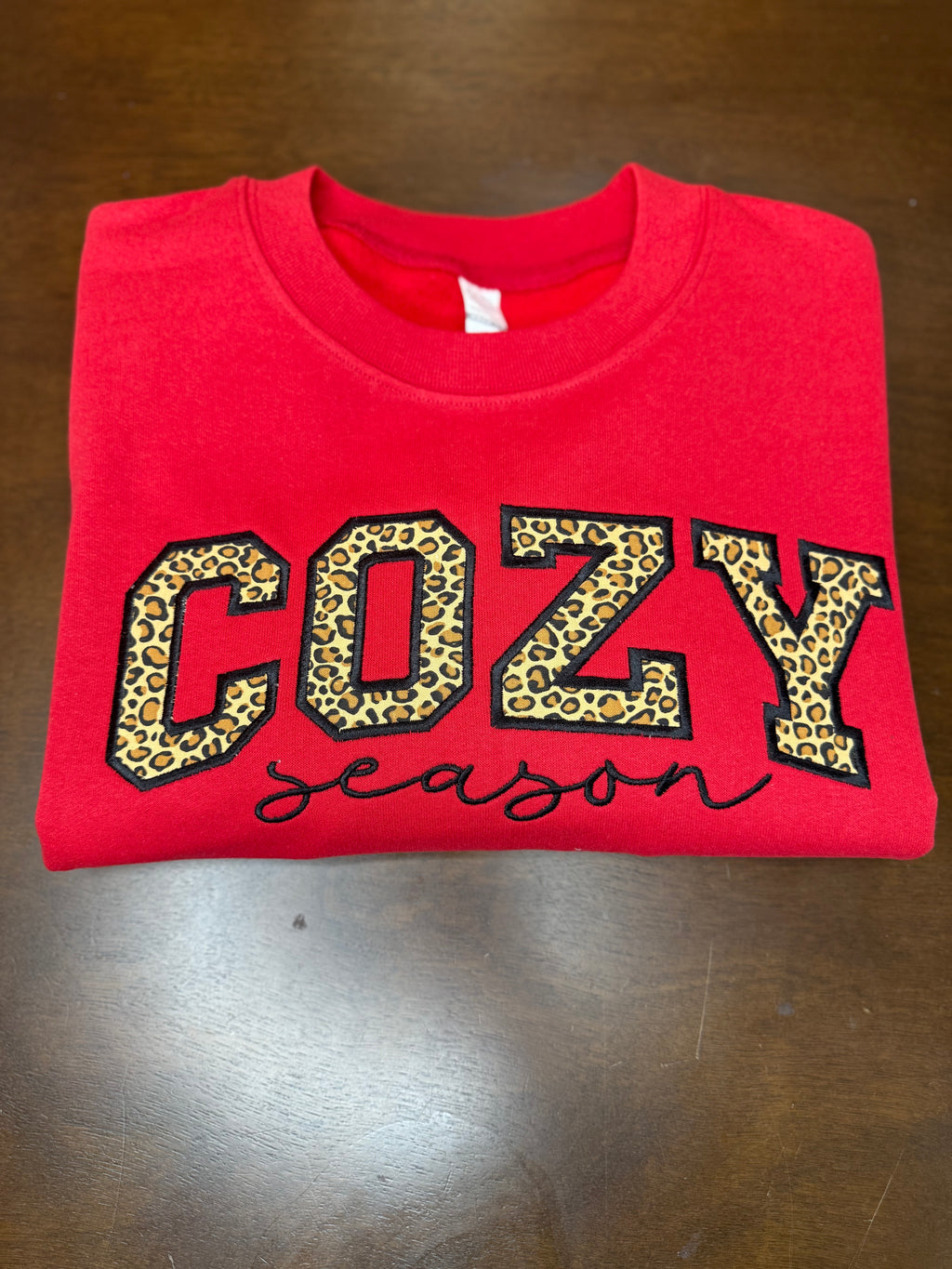 Cozy Season Embroidered Sweatshirt