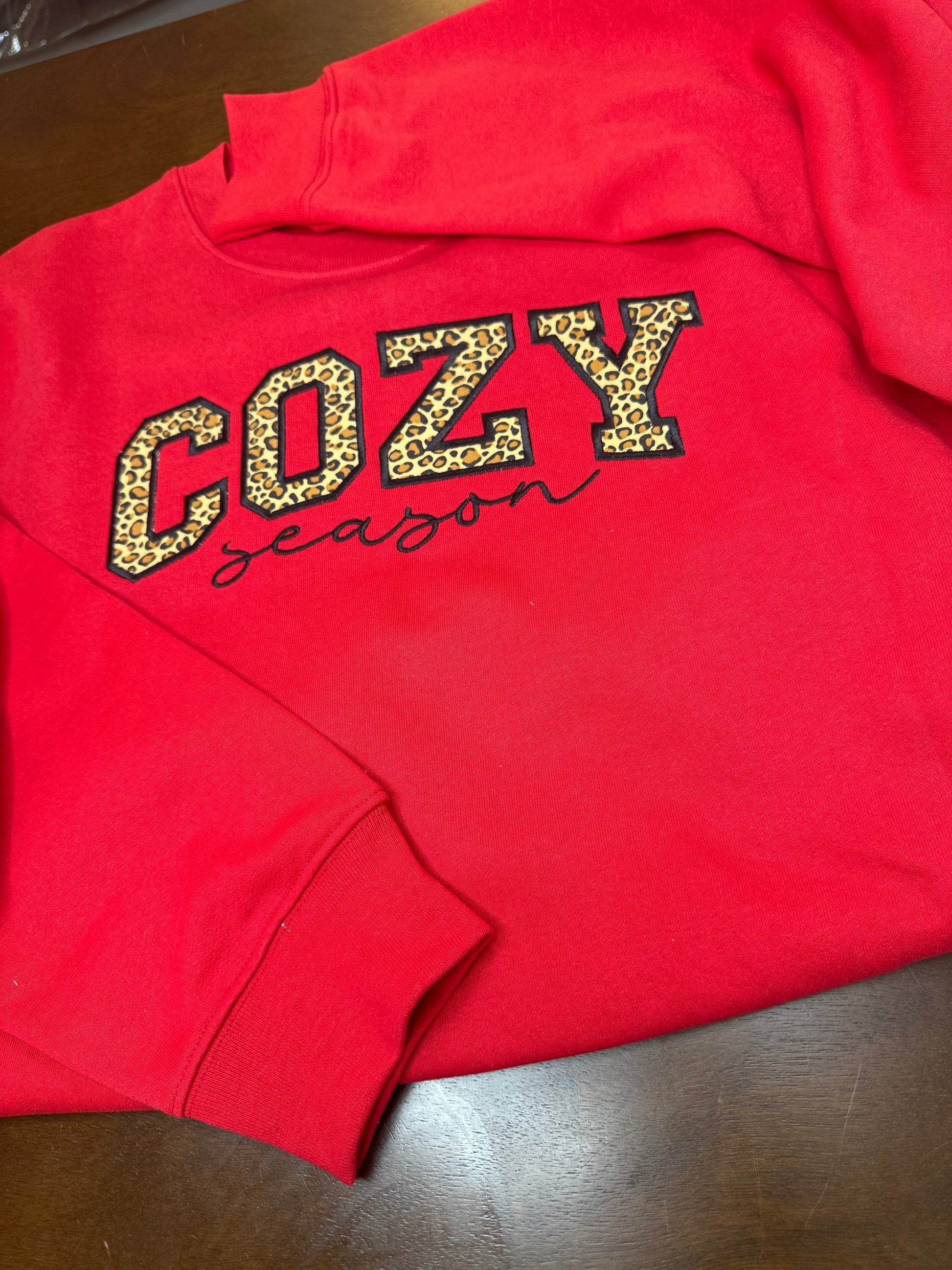 Cozy Season Embroidered Sweatshirt