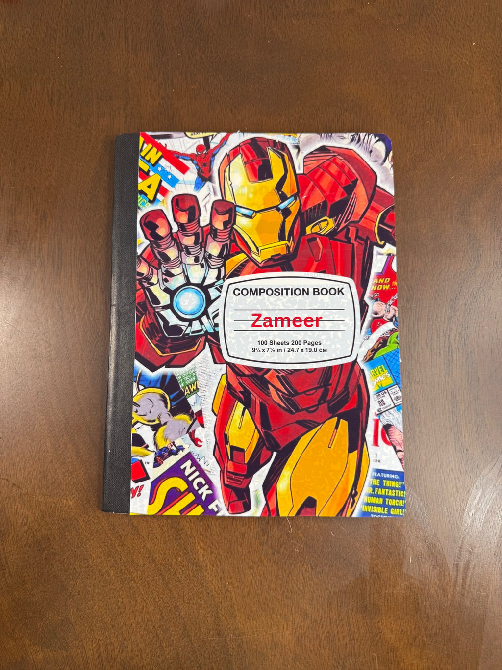 Marvel Comp Character (Front Cover Only)