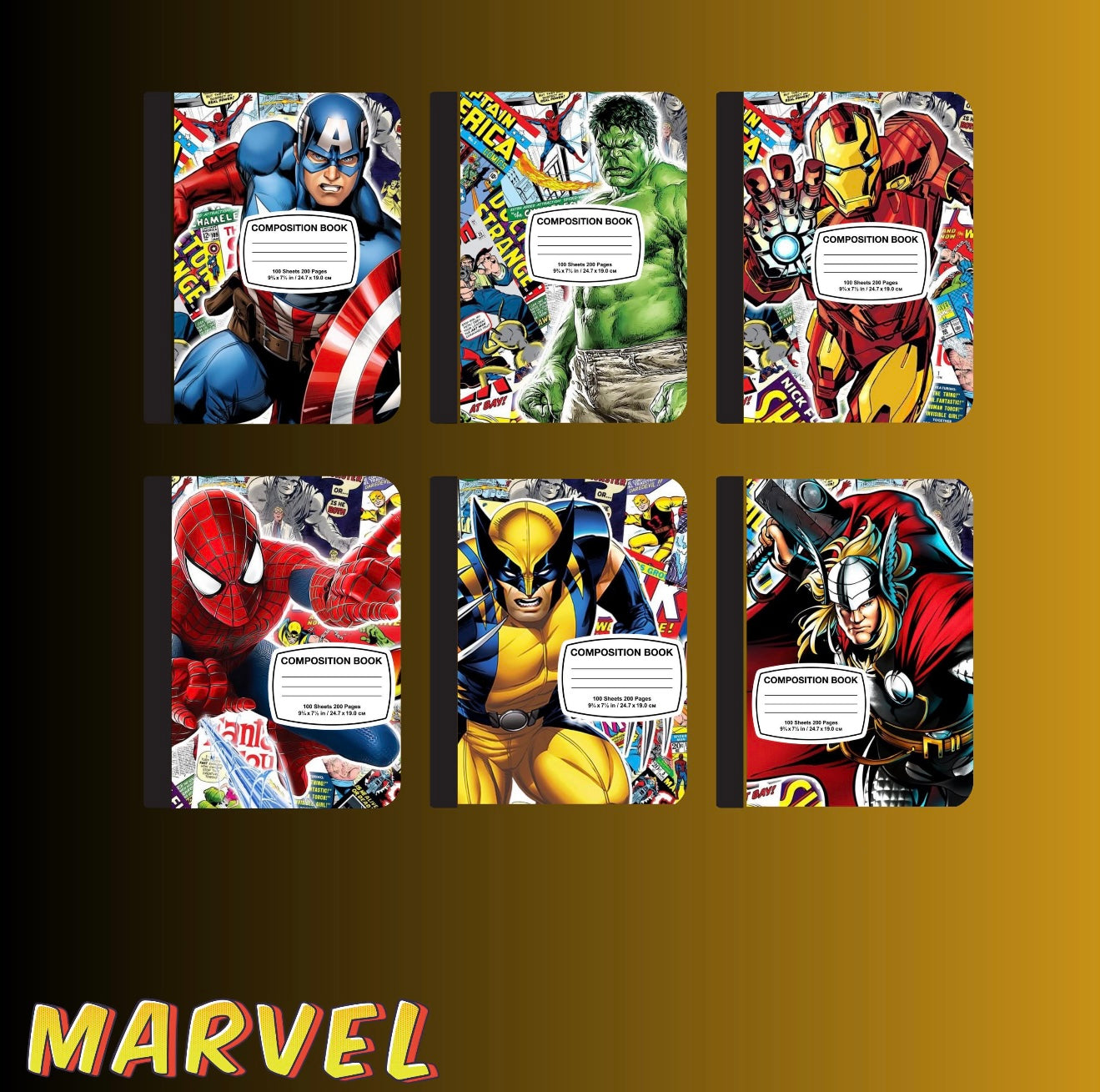 Marvel Comp Character (Front Cover Only)