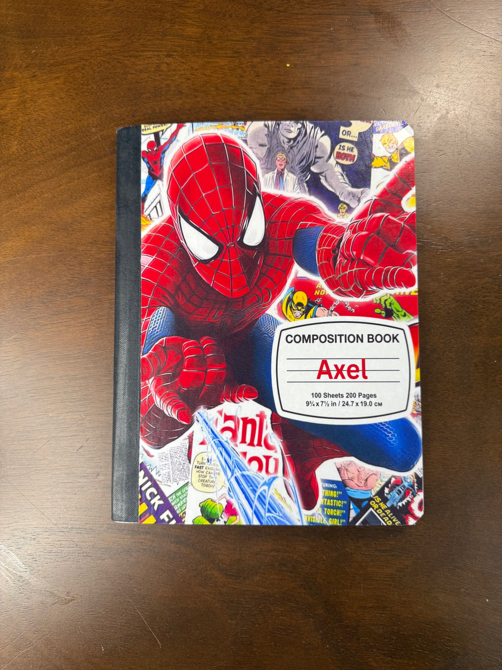 Marvel Comp Character (Front Cover Only)
