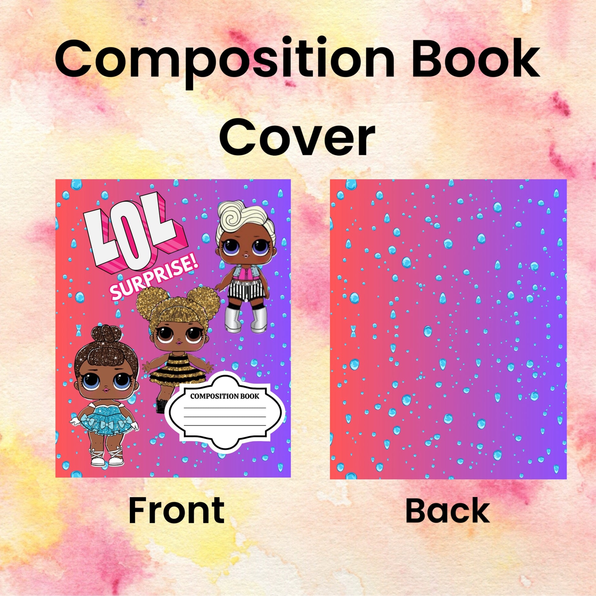LOL Surprise Composition Book