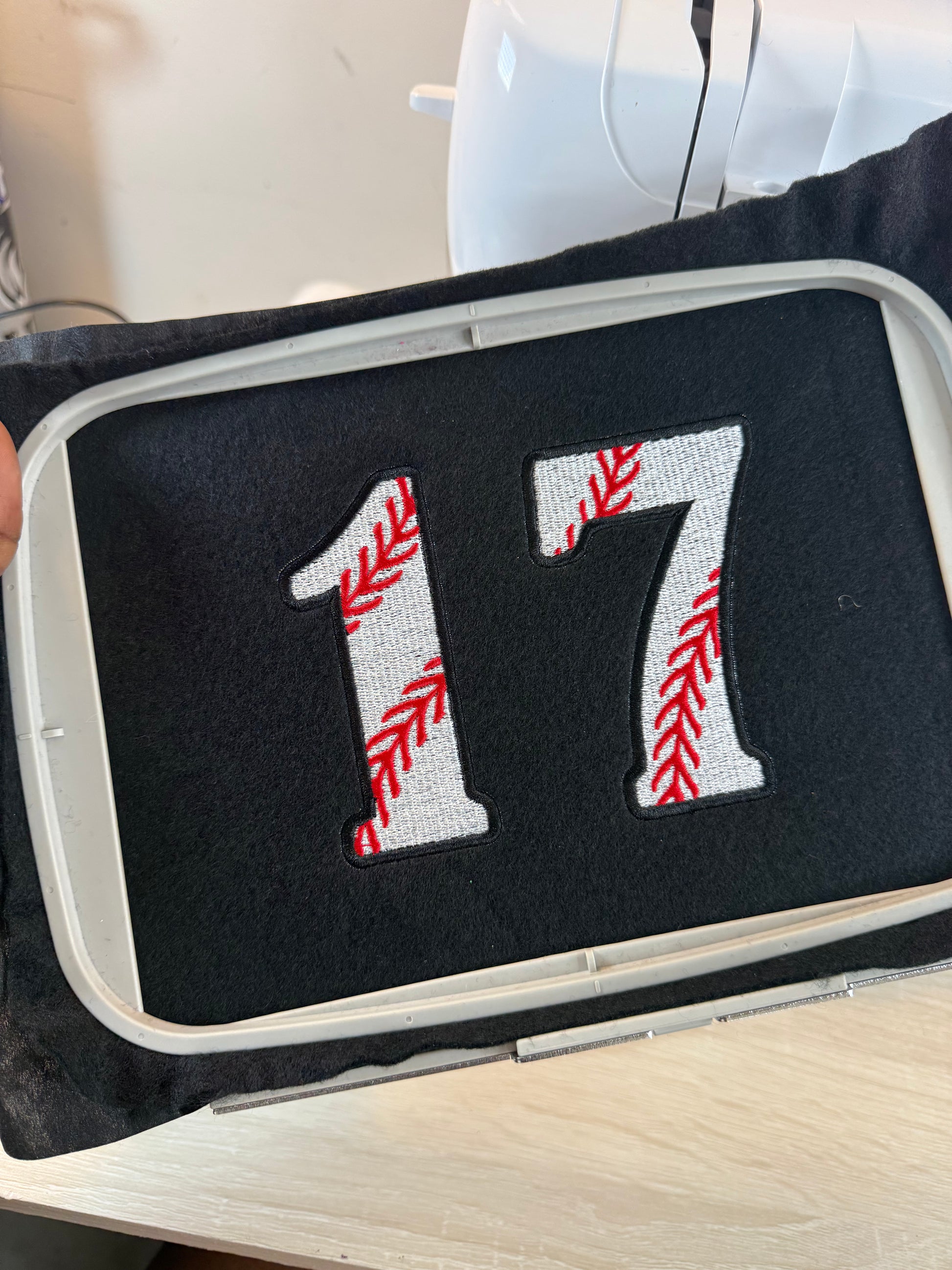 Embroidered Baseball Iron On Patch