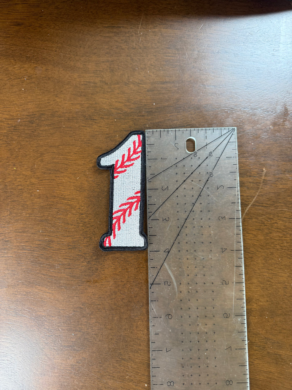 Embroidered Baseball Iron On Patch