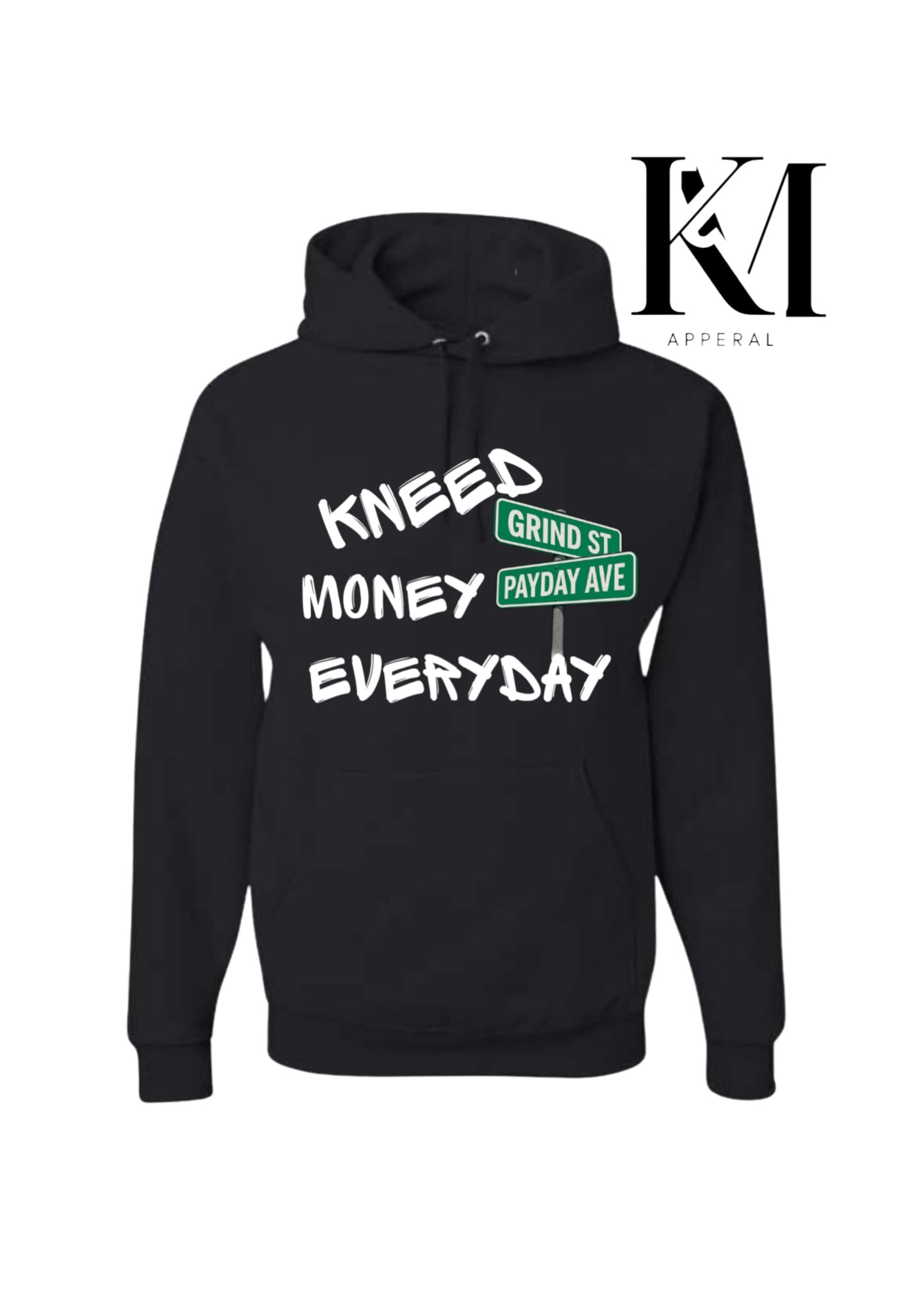KM- Black Hoodie