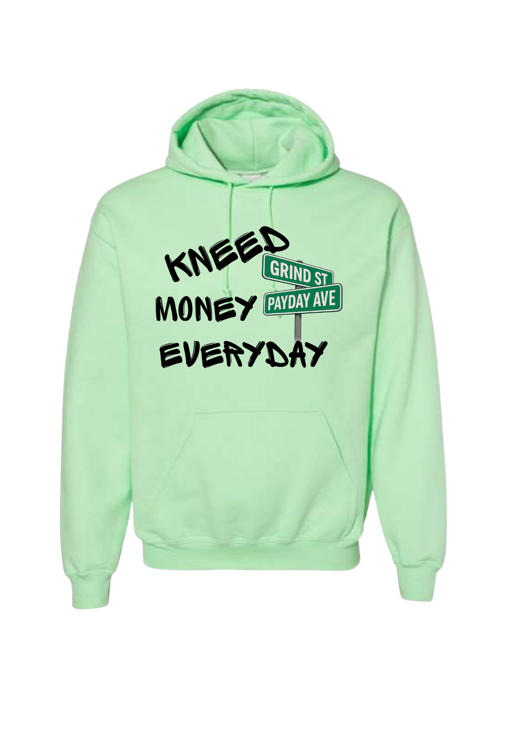 KM- Mint Green Hoodie