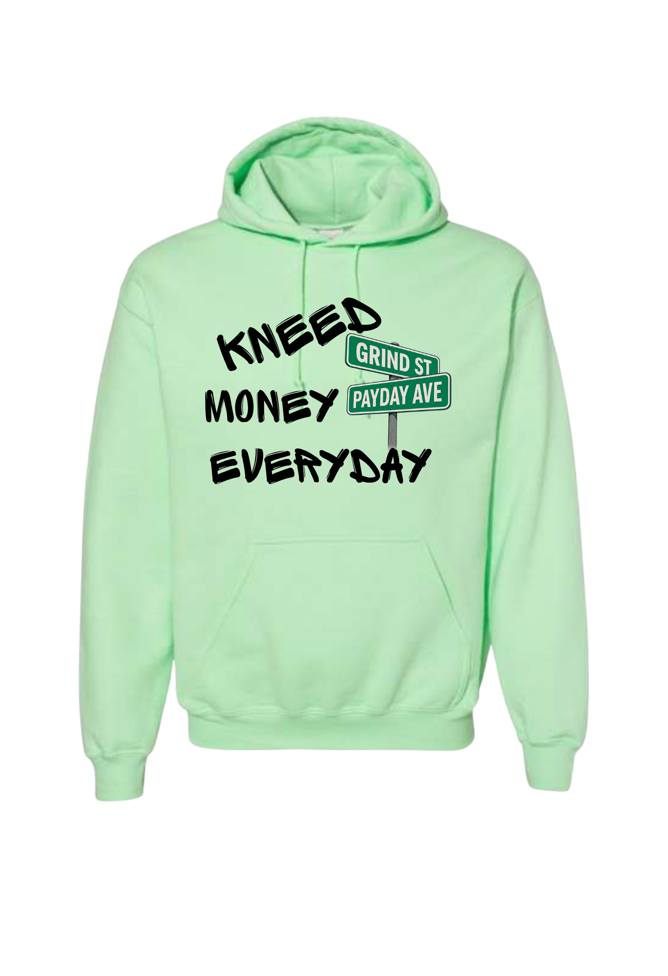 KM- Mint Green Hoodie