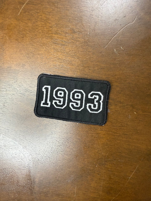 Birth Year Iron-On Patch