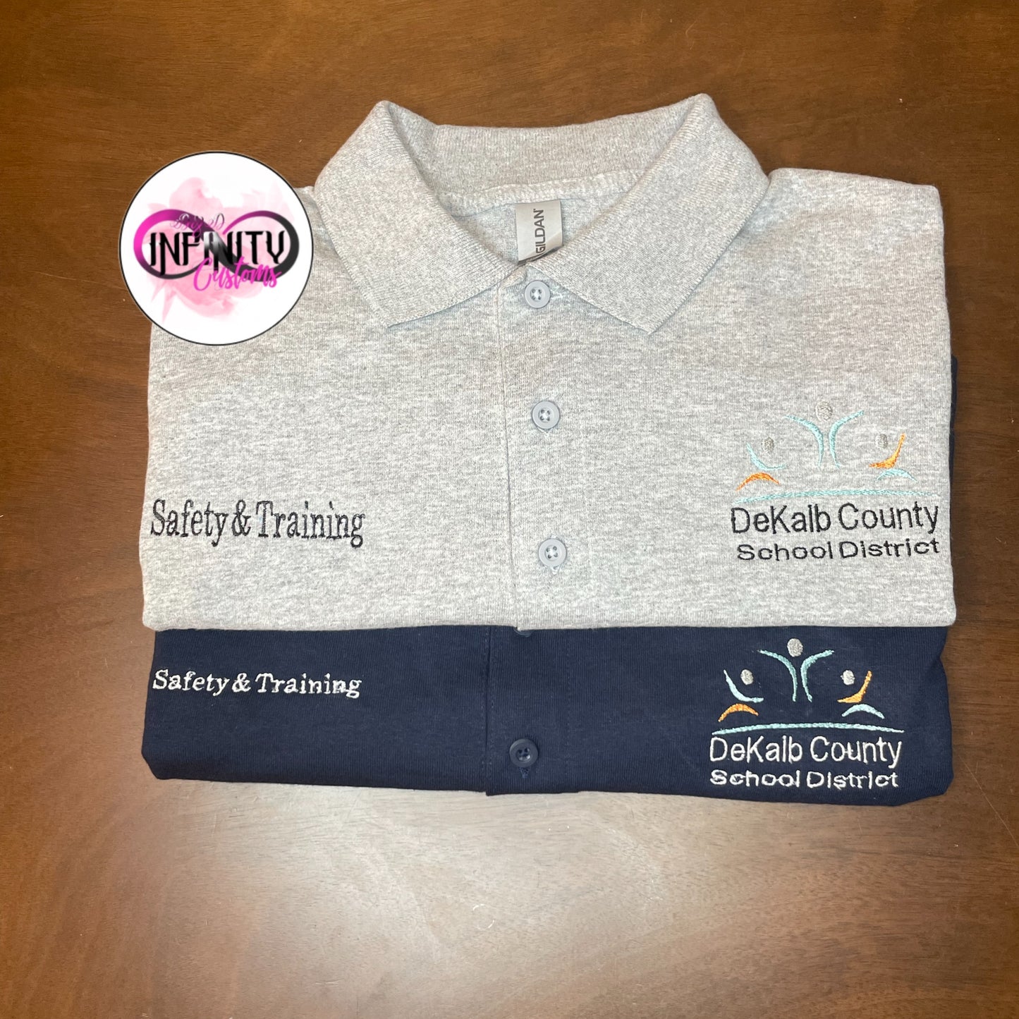 Dekalb School Collar Shirts Embroidered